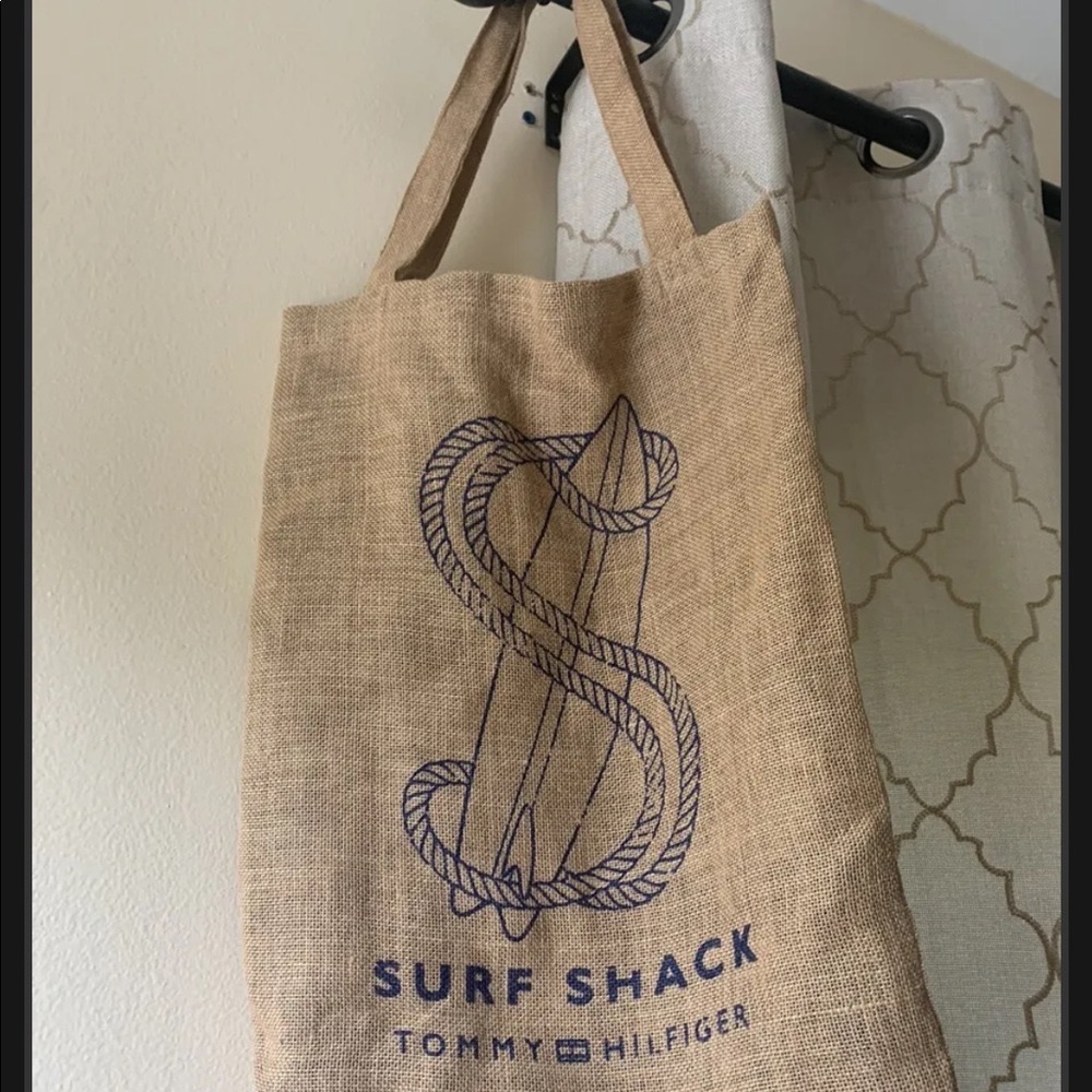 Tommy Hilfiger Surf Shop- Jute Beach Shoulder Bag